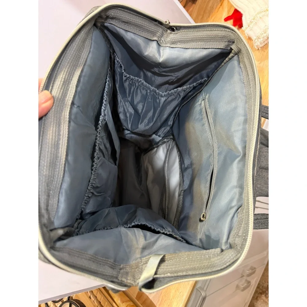Dodo Babies Diaper Bag‎ Backpack – Gray – Excellent Condition